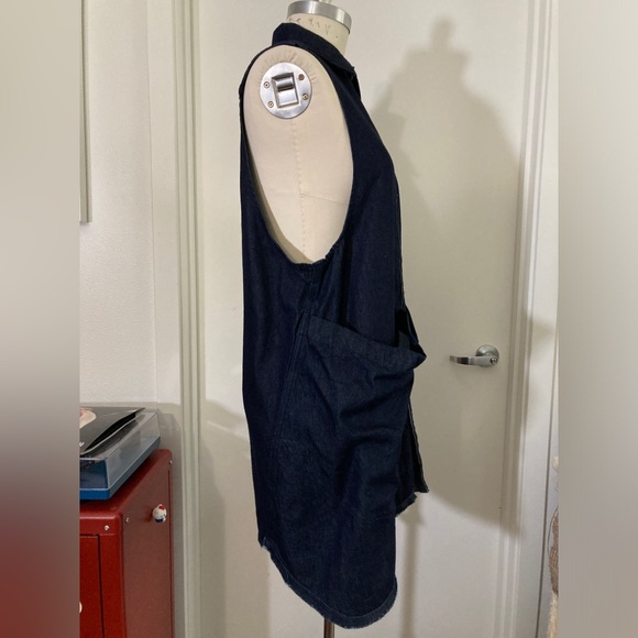 State Denim Collared Dress - Picture 2 of 8